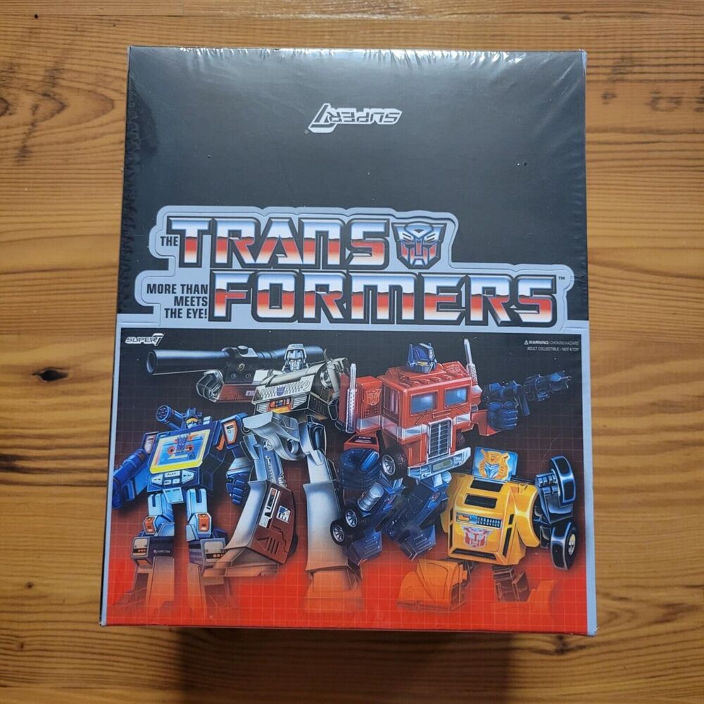 Transformers Super 7 ReAction Blind Box Case Of 12 New Sealed